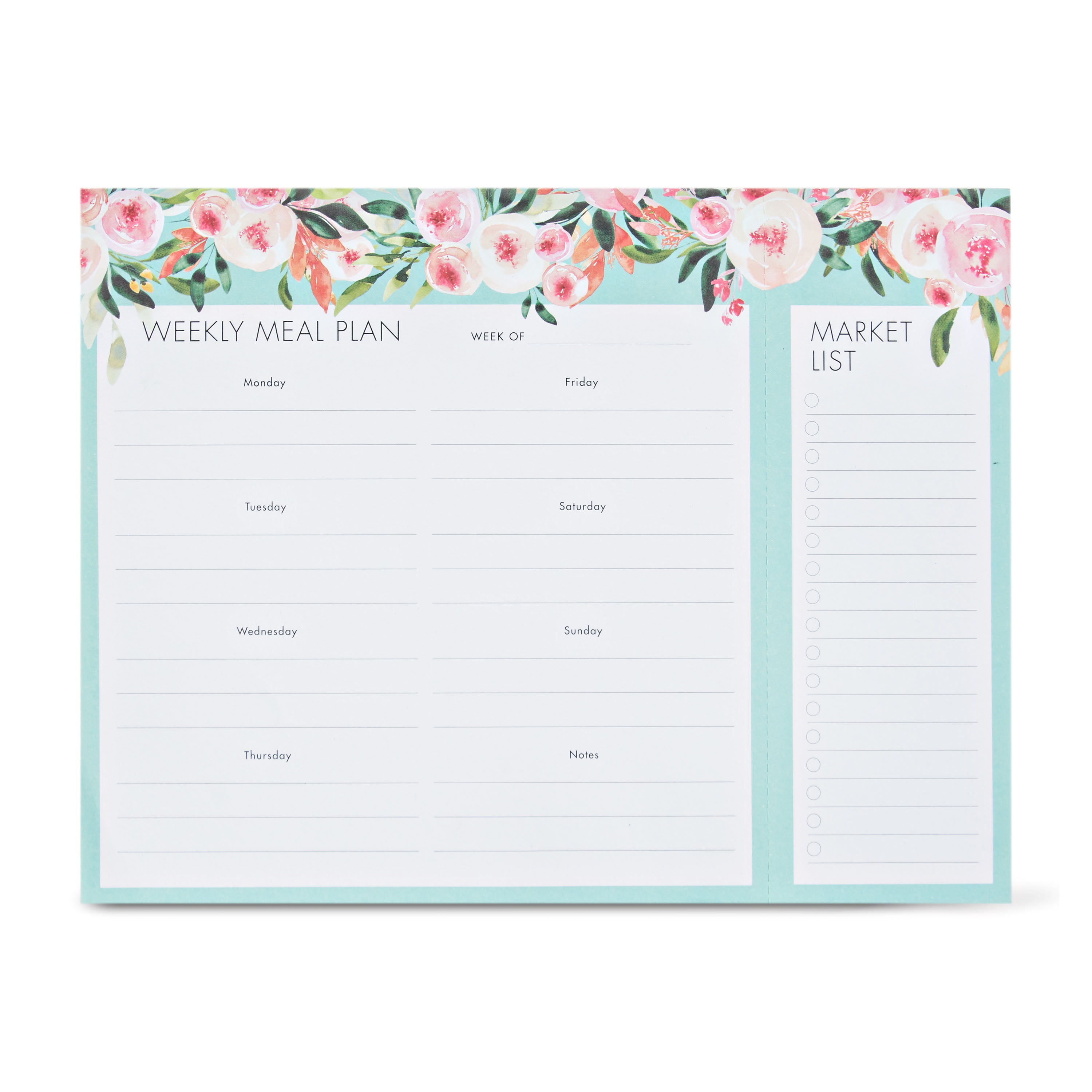 Pen+Gear Magnetic Weekly Meal Planner Pad, 60 Sheets