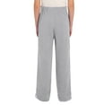 thumbnail image 3 of Hansber Kids Boys Girls Adaptive Sweatpants Tear Away Pants with Zipper Side Full Open Leg Surgery Trousers Grey 14, 3 of 6
