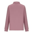 thumbnail image 6 of Gubotare Womens Sweatshirt Casual Long Sleeve Half Zip Pullover Lightweight Sweatshirts Tops Fall Fashion Outfits 2025 (Pink,M), 6 of 9