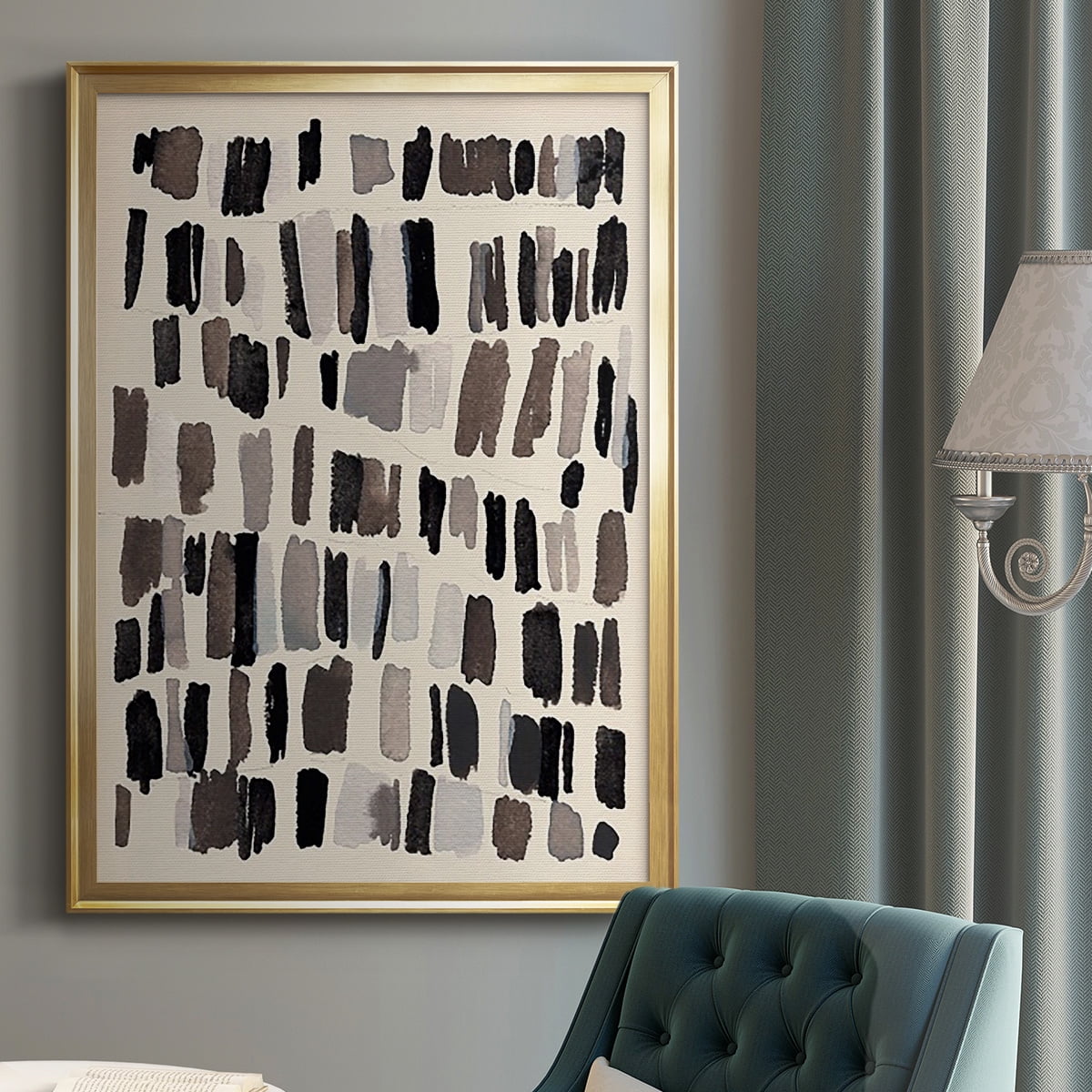Chalk and Flint III Premium Framed Print, in Gold, Black, or Silver - Ready to Hang