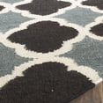 thumbnail image 2 of SAFAVIEH Dhurrie Caden Geometric Quatrefoil Wool Area Rug, Blue/Navy, 8' x 10', 2 of 4