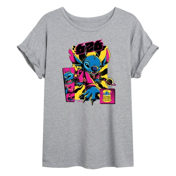 Disney - Lilo & Stitch - Stitch 626 Comic Page - Women's Oversized T-Shirt