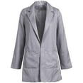 thumbnail image 3 of Kiapeise Women Long Sleeve Slim Blazer Coat OL Office Ladies Work Jackets Formal Suit, 3 of 7