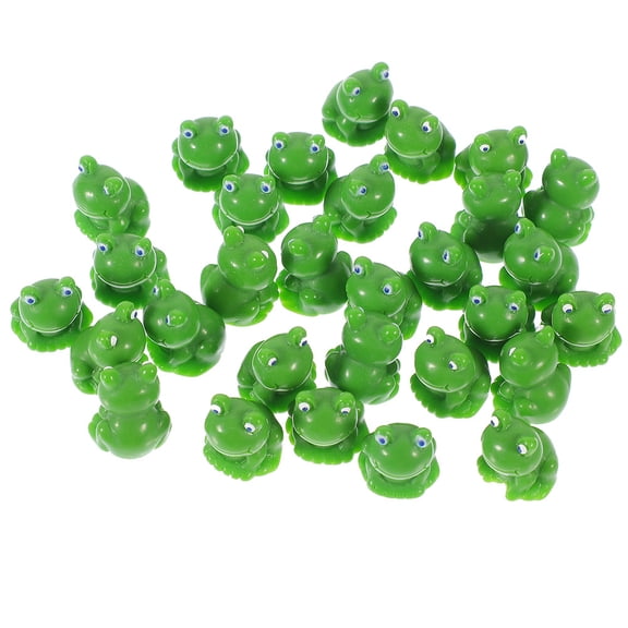 TEHAUX Mini Frog Figurines 40 Pieces Decorative Ornaments for Party Favors, Crafts, Home Decor, Kids, and Garden