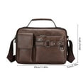 thumbnail image 6 of NWOKYZGH Messenger Bag for Men Leather Laptop Bags Work Computer Briefcase Vintage Mens Satchel Shoulder Bag for Work, office, Business, Travel, 6 of 6