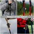 thumbnail image 2 of Walking Stick Buckle Trekking Pole External Lock Rubber Fastener Buckle Trekking Pole Fastener Clip, 2 of 8