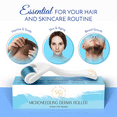 thumbnail image 2 of Skin Genie Rouleau Derma en Titane 0,5 mm pour Visage, Barbe et Cuir Chevelu, 2 of 7