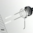 thumbnail image 6 of 4-Piece Wall-Mounted Bathroom Robe Hook with hidden mounting base in Black, 6 of 7