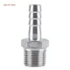 thumbnail image 3 of Adaptador De Espiga Para Manguera, Acero Inoxidable Ss304 Rosca Macho Conexión De Tubería Espiga Para Manguera Espiga Bsp 1/8 "~ 3/4" Se Utiliza Para Conectar Muchas Tuberías Diferentes (1/2 * 12mm), 3 of 3