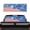 American Flags, variant on HUIACONG Turtle Back Window Decals Trucks Rear Window Decal Hibiscus Flower Personalized Decoration Truck Rear Windows Perforated Decal Back Window Decals Stickers for Truck SUV