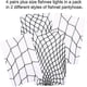 thumbnail image 3 of Fishnets Tights Plus Size Sexy Fishnet Pantyhose Stockings Fishnet Cross Mesh Stockings For Women(4 Pairs Black ), 3 of 4