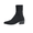 06#Black, variant on Sock Ankle Boots For Women'S Knit Chunky Low Heel Stretch Bootie Fashion Breathable Comfortable Almond-Toe Block Heeled Slip On Elastic Dress Chelsea Boots For Fall & Winter