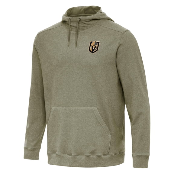Men's Antigua Olive Vegas Golden Knights Cloud Pullover Hoodie