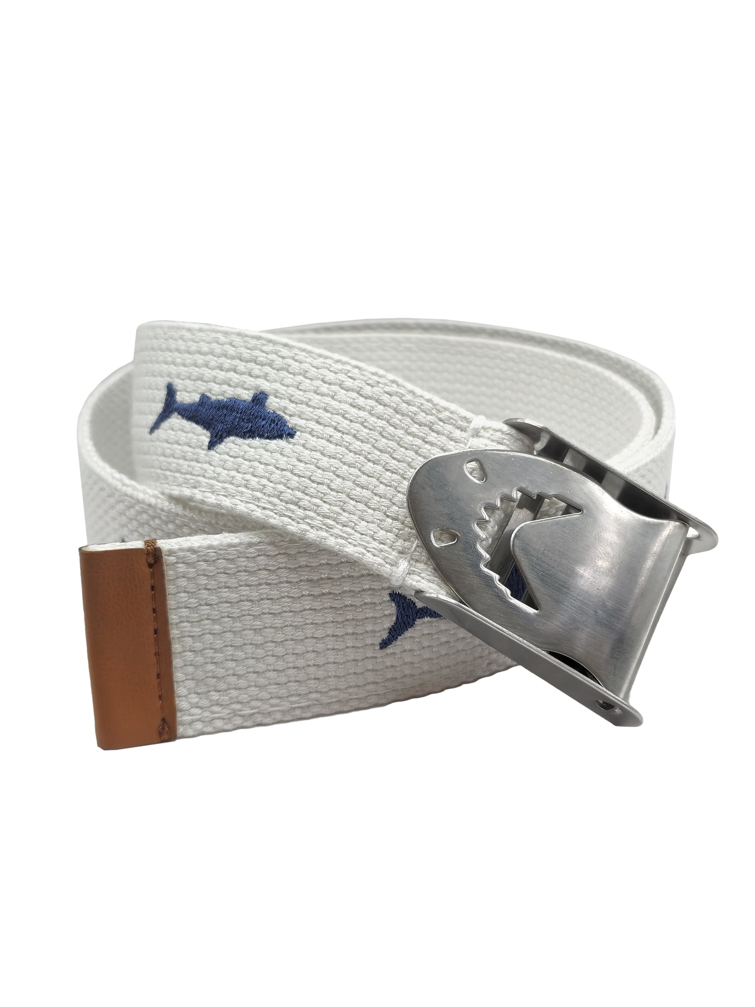 Wonder Nation Boys Shark Icon Belt, Sizes S-L