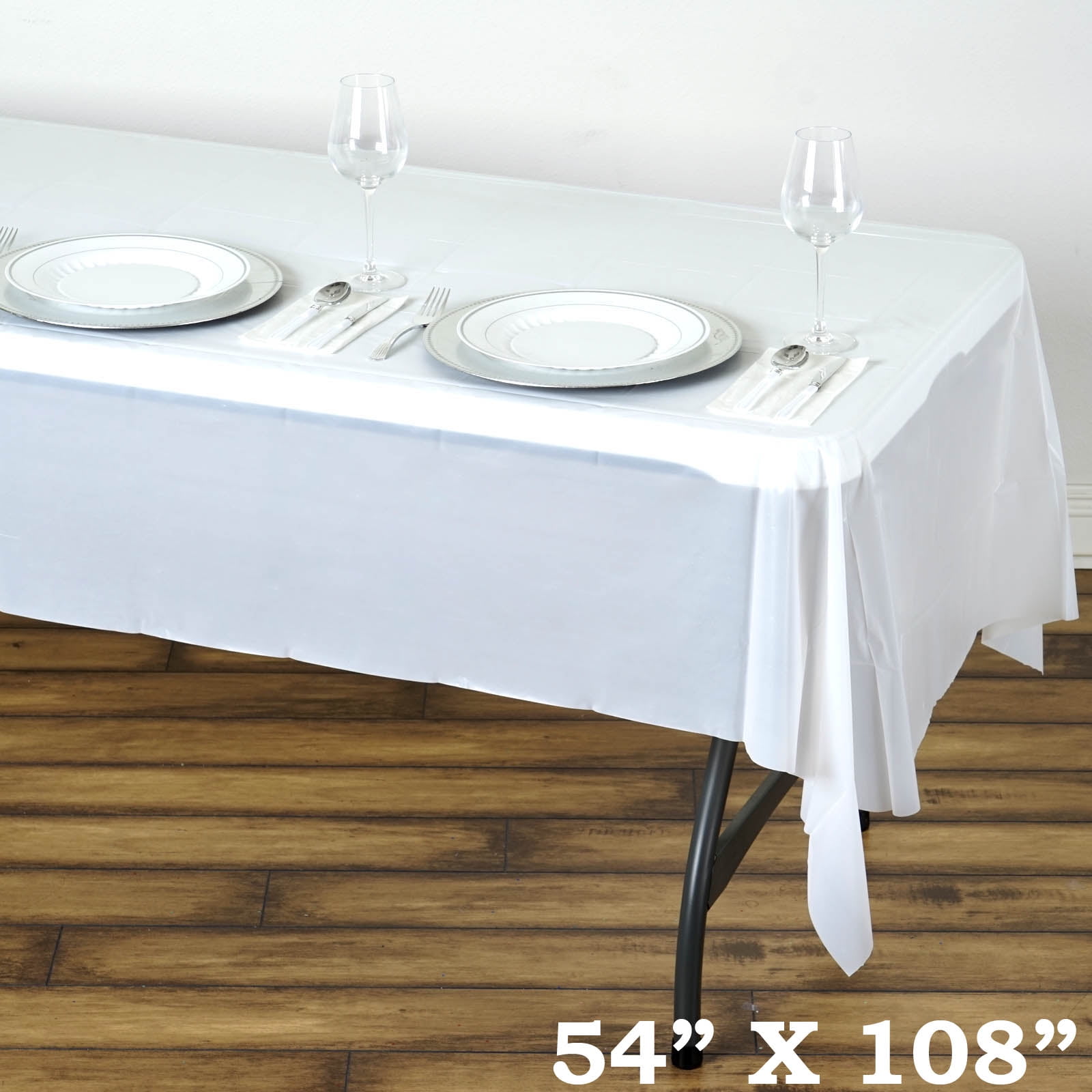 Efavormart 10 Pcs Spotless Elegance Rectangle Disposable Plastic Table ...