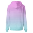 thumbnail image 4 of VISALY Fashion Hoodies Pullover Sweatshirt Long Sleeve Print Oversized Sweatshirt Pullover with Pocket Trendy Sweater Tunic Tops Oversized Fashion Sweatshirt Casual Sweatshirt Hoodies Trendy Pink M, 4 of 5