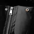 thumbnail image 2 of YueHuiYing Men's Solid Color Stylish Hooded Detachable Collar Thickened And Warm Padded Coat Long-sleeved Jacket., 2 of 8