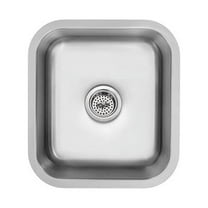 Undermount 16 in. Single Bowl 18 Ga. Stainless Steel Bar Sink
