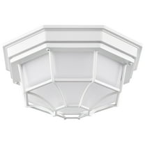 Nuvo Lighting - 18.5W LED Outdoor Spider Cage Flush Mount-5.06 Inches Tall and