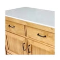 thumbnail image 4 of Mobile Island Table with Cabinet Door Dining Side Cabinet Kitchen Operation Table Cooking Table Household Use, 4 of 7