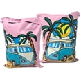 thumbnail image 3 of Retro Summer Van Fun 10x13 Poly Mailers - Tropical Theme, Durable Packaging, 3 of 10