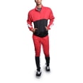thumbnail image 5 of G-Style USA Men's Tri-Colored Track Suit Set ST5010-523 - Red - 4X-Large, 5 of 6