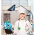thumbnail image 3 of DolliBu Shark Doctor Plush Buddies Toy - Super Soft Shark Doctor Stuffed Animal Dress Up with Cute Scrub Cap and Face Mask Outfit - Fluffy Doctor Toy Plush Gift - 6 Inches, 3 of 8