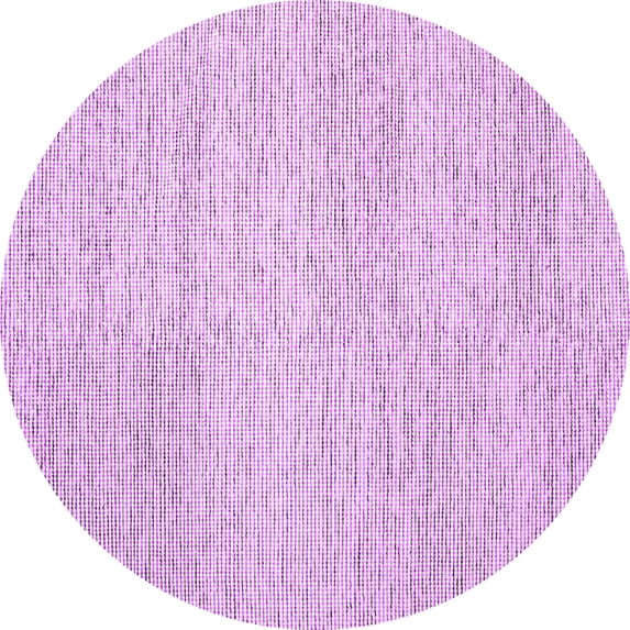 Ahgly Company Indoor Round Abstract Purple Contemporary Area Rugs, 7' Round