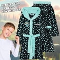 thumbnail image 3 of Bata de Baño Minecraft para Niños y Adolescentes con Capucha de Forro Polar Suave, 3 of 5