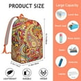 thumbnail image 5 of Paisley Detailed Backpack for the Academic Year, Boho Styling for Personal Expression at School, A Gift That Feels Both Unique and Useful, 5 of 5