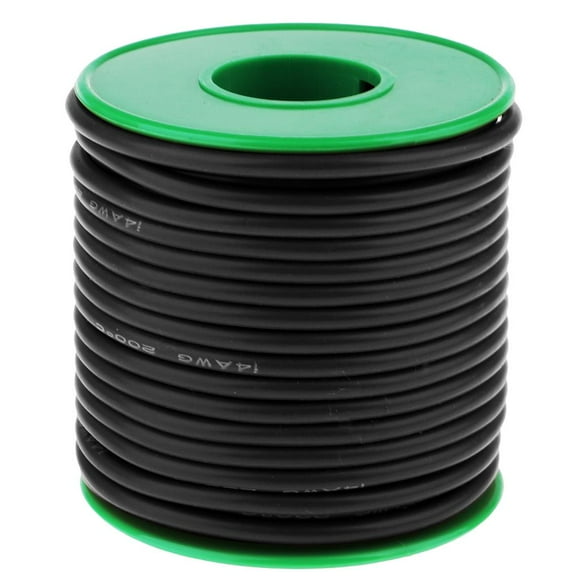 14 Gauge Silicone Wire 33 feet 14 AWG Silicone Wire Flexible Silicone Wire Black