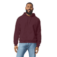 thumbnail image 2 of Wire Delight Men’s Hoodie, Heavy Blend Casual Pullover Hooded Sweatshirt with Pouch Pocket, Maroon, XL, 2 of 5