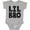 AC-Heather Grey, variant on Little Brother Lil Bro Boys Boys Baby Bodysuit