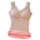 thumbnail image 5 of Qarigey Chaleco térmico, lencería térmica, ropa de invierno, forma del cuerpo, lavable, mantiene el calor, mano de obra fina, accesorios Caqui 2piezas, 5 of 6