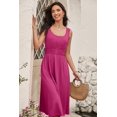 thumbnail image 4 of Vestido de verano Dokotoo 2025 sin mangas con botones para mujer, 4 of 6