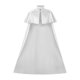 thumbnail image 1 of Capa de Halloween estilo medieval con capucha, disfraz para adultos, cosplay, mascarada. Blanco, 1 of 9