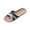 47#Navy, variant on Linen House Slippers Summer Slippers Indoor for Men Comfortable Washable Flax Shoes Open Toe Non Slip for Hotel Travel Bedroom Airplane Party