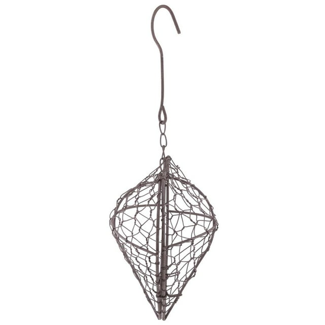 Cadre de Couronne en Fil de Fer Rustique Support de Plante (Plantes Non Incluses) - Forme de Cœur 17cm
