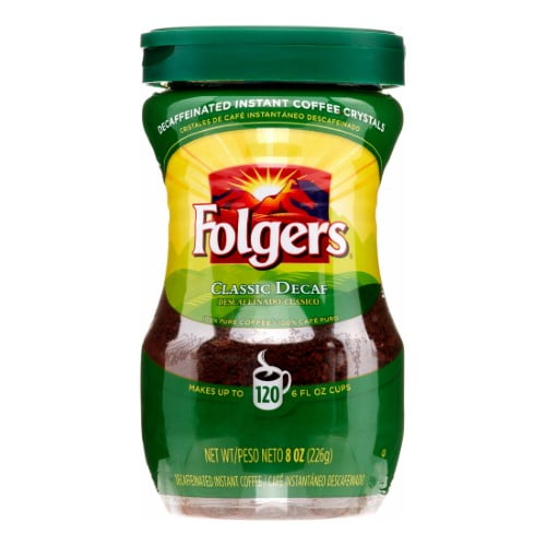 Folgers Decaf Instant Coffee (Pack of 6)