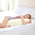 thumbnail image 3 of PiccoCasa Brushed Microfiber Pillowcase Body Pillow Pillowcase, Queen Pearl White, 3 of 8