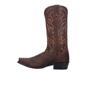 Dan Post Boots Mens Renegade Distressed Embroidered Pull On Snip Toe Cowboy