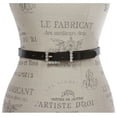 thumbnail image 2 of Women's Rhinestone Skinny Patent Non Leather Dress Belt, 2 of 2