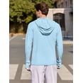 thumbnail image 2 of COOFANDY Men's Casual Light Jacket UPF 50+ Hooded Zip-Up Sun Shirt Breathable for Travel Fishing, 2 of 6