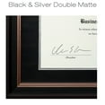 thumbnail image 5 of Excello Global Products Photo Document Frame: 8.5x11 with Double Mat Graduation Diploma Certificate Holder Wall Frame (Black/Silver)) - EGP-HD-0308, 5 of 6