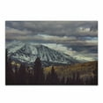 thumbnail image 1 of Landscape Cutting Board, Snow-Capped Mountains in Colorado Autumn Season Before Rain Grey Clouds Outdoorsy, Decorative Tempered Glass Cutting and Serving Board, in 3 Sizes, by Ambesonne, 1 of 2