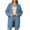 Light Blue, variant on Open Front Knit Cardigan Sweaters for Women Oversized Loose Knit Sweater Jacket Long Sleeved Top
