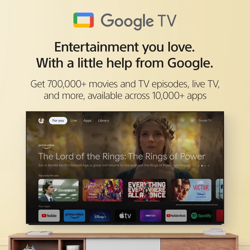Sony 43" Class X77L 4K Ultra HD LED Smart Google TV KD43X77L 2023 Model feature detail