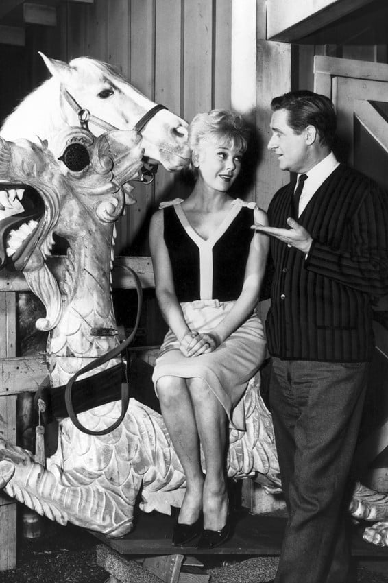 MIster Ed With Alan Young and Connie Hines 8x10 Glossy Photo