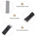 thumbnail image 3 of ORDDIART 1Set Simple Design Pencil Protector Compatible with Apple Pencil 1 and 2 Black Cylindrical, 3 of 7
