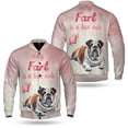 thumbnail image 3 of Every Fart is Love Note Bulldog Guilty Face Happy Valentine's All Over Print 3D Baseball Jacket Dog Lover Gifts Idea Bomber Jacket Softball - 01016, 3 of 6
